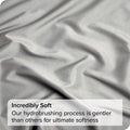 2000TC Microfibre Deep Pocket Bed Sheet Set - 4 Piece, Silver Gray, King