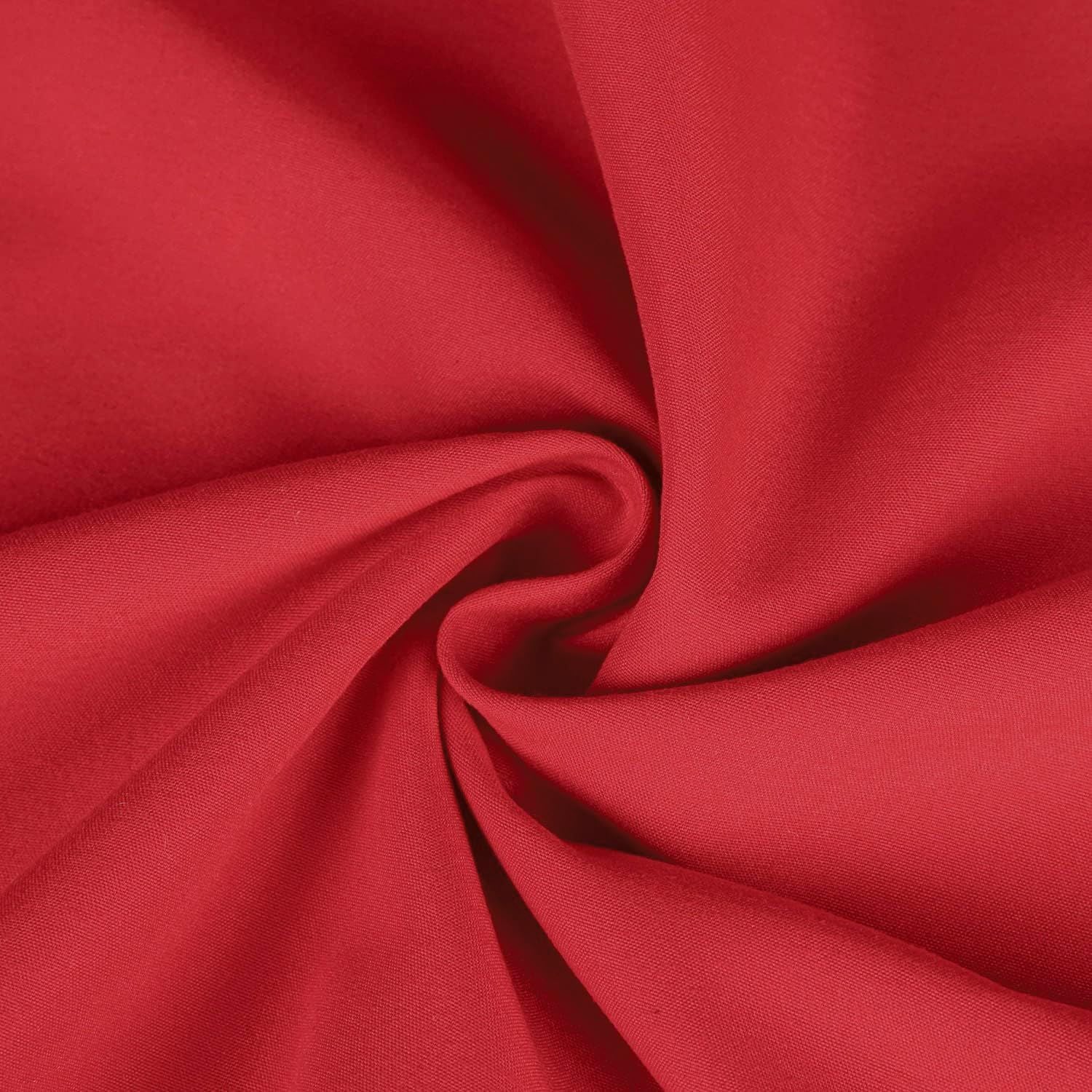 Elegant Comfort 1 Piece Red 2000 Thread Count Microfiber Flat Sheet - King