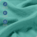 Hotel Quality 1 Piece Biscay Blue Microfiber 40cm Deep Pocket Fitted Sheet - King
