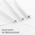 2000TC Microfibre Deep Pocket Bed Sheet Set - 4 Piece, White, Queen