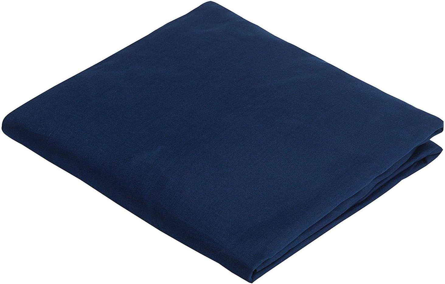 Elegant Comfort 1 Piece Navy 2000 Thread Count Microfiber Flat Sheet - Queen