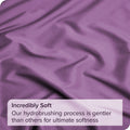 Elegant Comfort 1 Piece Purple 2000 Thread Count Microfiber Flat Sheet - Queen