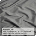 2000TC Microfibre Deep Pocket Bed Sheet Set - 3 Piece, Grey, Single