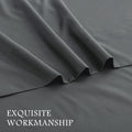 2000TC Microfibre Deep Pocket Bed Sheet Set - 3 Piece, Dark Gray, Single