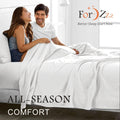 2000TC Microfibre Deep Pocket Bed Sheet Set - 4 Piece, White, Super King