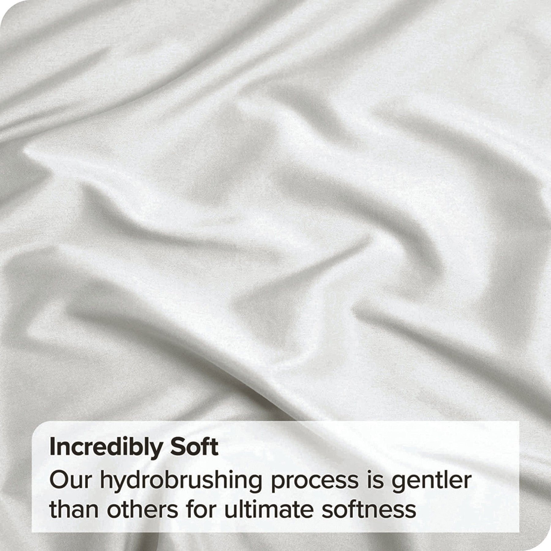 2000TC Microfibre Deep Pocket Bed Sheet Set - 4 Piece, Raw White, Super King