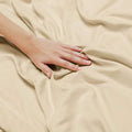 Elegant Comfort 1 Piece Cream White 2000 Thread Count Microfiber Flat Sheet - Super King