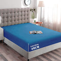 Hotel Quality 1 Piece Ocean Microfiber 40cm Deep Pocket Fitted Sheet - Super King
