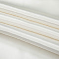 3 Piece Satin Quilt Cover Set with Pillowcases - White Double