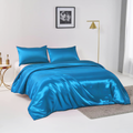 3 Piece Satin Quilt Cover Set with Pillowcases - Ocean King