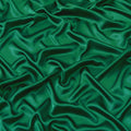 3 Piece Satin Fitted Sheet Set with Pillowcases - Green Queen