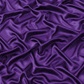 3 Piece Satin Fitted Sheet Set with Pillowcases - Purple Queen