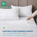 2000TC Bamboo Blend Cooling Sheet Set - 4 Piece, White, Double