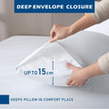 2000TC Bamboo Blend Cooling Sheet Set - 3 Piece, White, Single