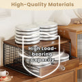 Coffee Machine Stand with Capsule Drawer and Wire Basket