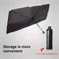 Premium Umbrella-Style Car Windshield Sunshade for Small Cars Foldable Heat Blocker