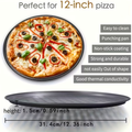 Premium 2 Piece 30.48cm Non-Stick Pizza Crisper Pan Set
