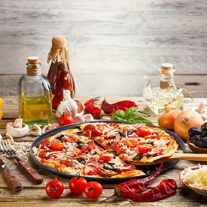 Premium 2 Piece 30.48cm Non-Stick Pizza Crisper Pan Set