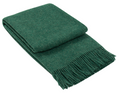 Brighton Throw Blanket - 100% NZ Wool - 140W x 200H cm - Emerald - Ethically Sourced - SuperSaverAU - view 1