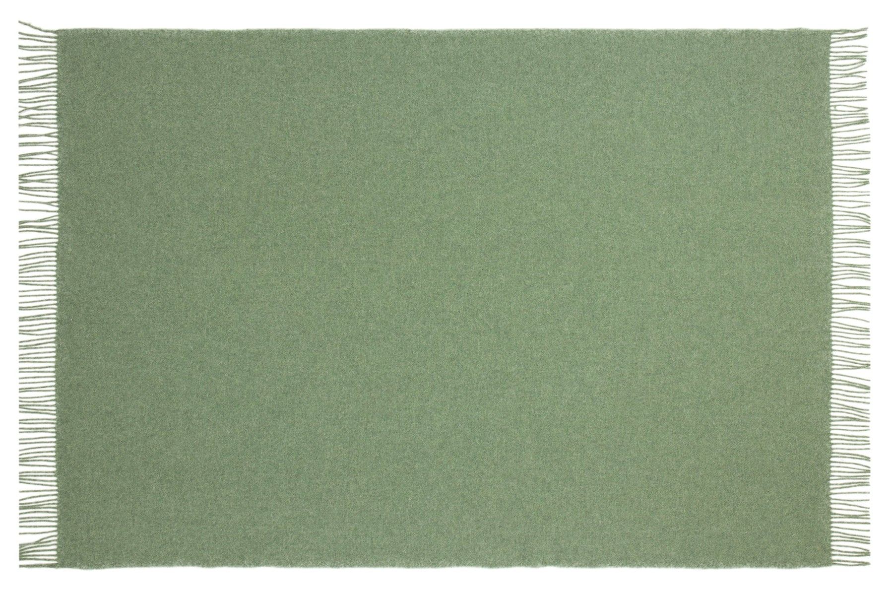 Brighton Throw Blanket - 100% NZ Wool - 140W x 200H cm - Sage - Ethically Sourced - SuperSaverAU - view 3