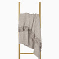 Cambridge Throw Blanket - 100% NZ Wool - 140W x 200H cm - Silver - SuperSaverAU - view 2