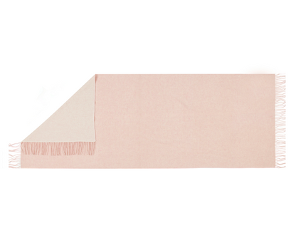 Chiswick Cashmere Merino Wool Blend Scarf 70x200cm Blush European Woven