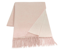 Chiswick Cashmere Merino Wool Blend Scarf 70x200cm Blush European Woven