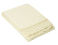 Oxford Throw Blanket - Merino Wool Blend - Ivory - 140W x 200H cm - Ethically Sourced - SuperSaverAU - view 1