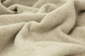 Oxford Throw Blanket - Merino Wool Blend - 140x200 cm - Stone - Ethically Sourced - SuperSaverAU - view 2
