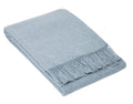 Oxford Throw Blanket - Merino Wool Blend - 140W x 200H cm - Sky Blue - SuperSaverAU - view 1