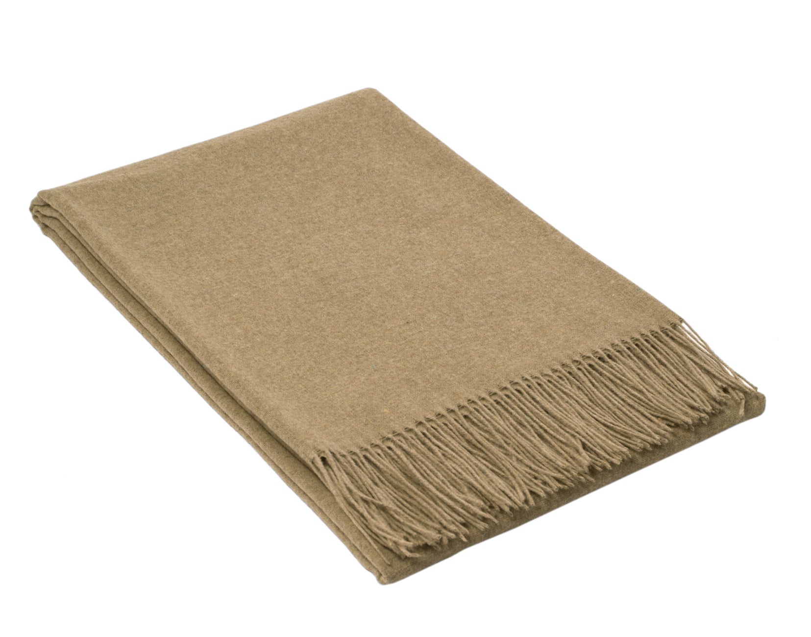 Paddington Throw Blanket - 140W x 200H cm - Merino Wool Blend - Camel - SuperSaverAU - view 1