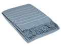 Paddington Throw Blanket - Merino Wool Blend, 140W x 200H cm, Forever Blue - SuperSaverAU - view 1