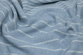 Paddington Throw Blanket - Merino Wool Blend, 140W x 200H cm, Forever Blue - SuperSaverAU - view 2