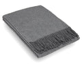 Paddington Throw Blanket - Merino Wool Blend, 140W x 200H cm, Slate - SuperSaverAU - view 1