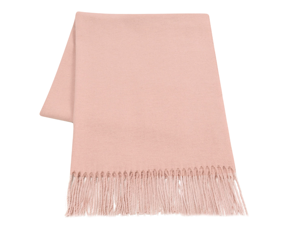 Paddington Fine Merino Wool Blend Scarf - Blush