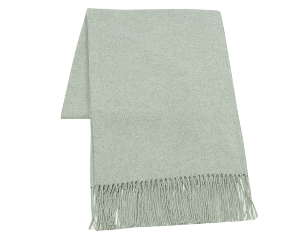 Paddington Scarf - Fine Merino Wool Blend, 70W x 200H cm, Grey, Ethically Sourced - SuperSaverAU - view 1
