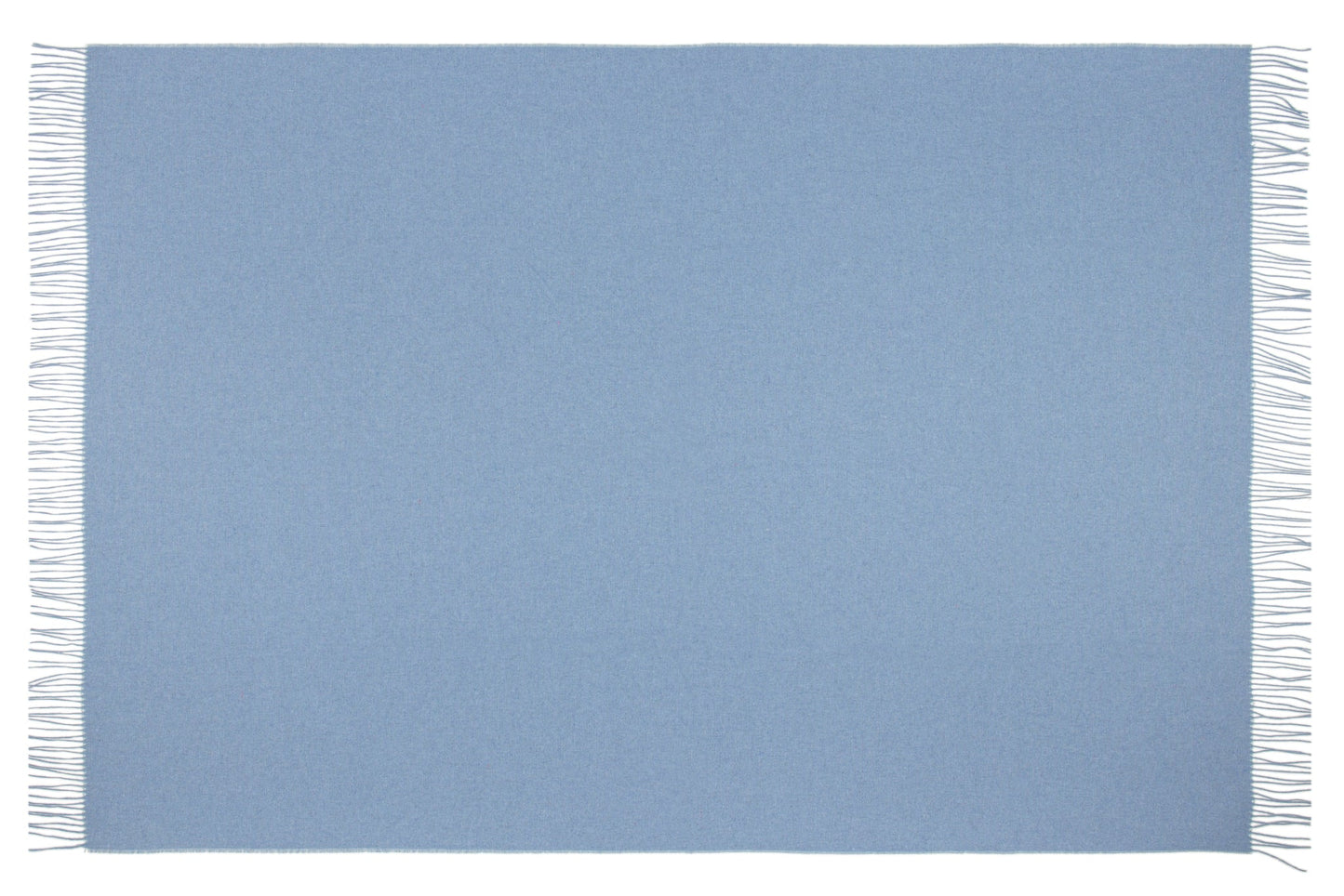 Paddington Throw Blanket - Fine Wool Blend - Blue