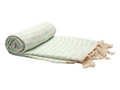 Portsea Pure Turkish Cotton Beach Towel - Quick Drying, 100 x 180cm, Seafoam - SuperSaverAU - view 1