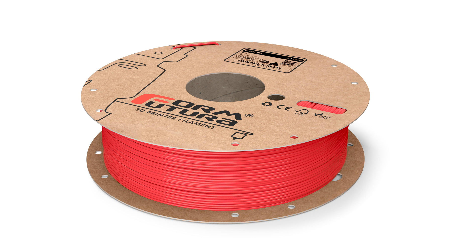 EasyFil™ PLA 1.75mm Red 750g Biodegradable 3D Printer Filament - SuperSaverAU - view 1