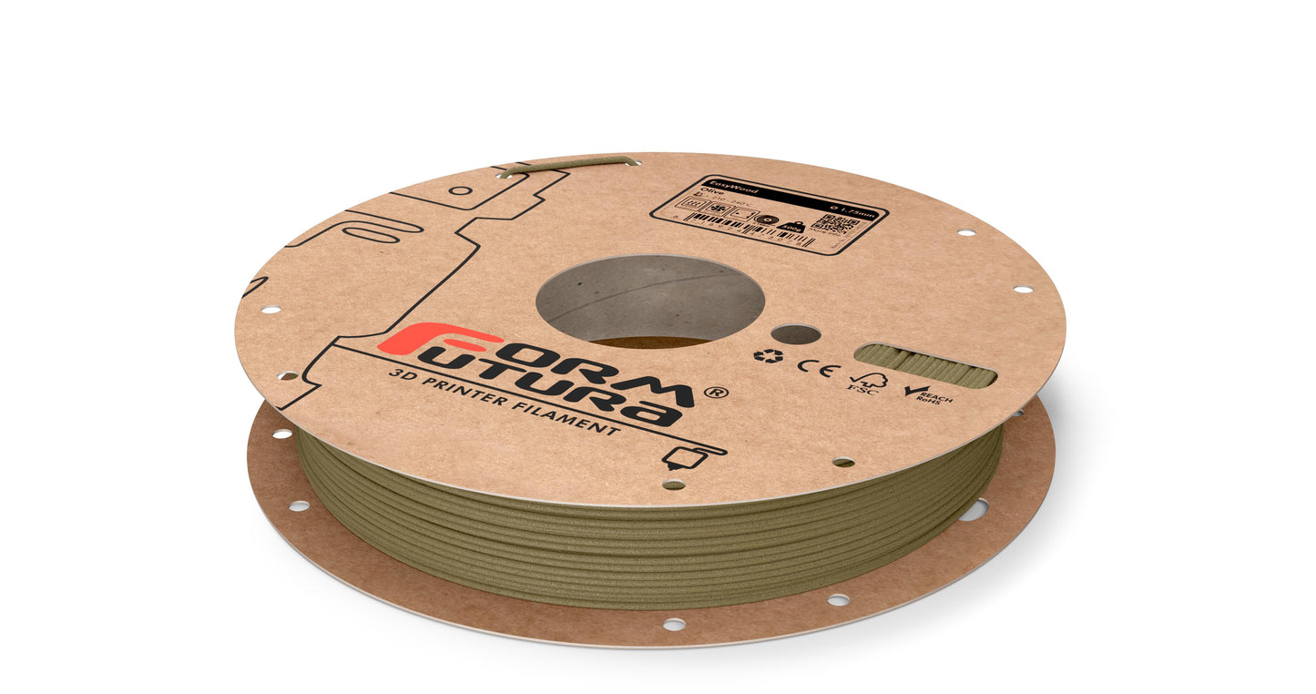EasyWood Wood-Filled PLA Filament 1.75mm Olive 500g - Easy Print