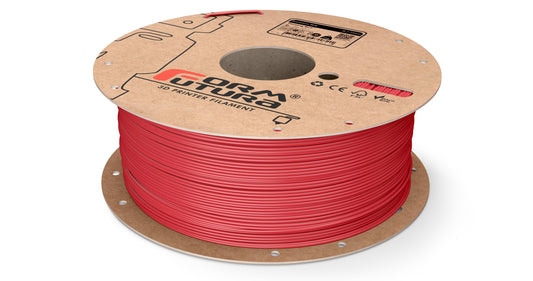 PLA 3D Printer Filament 1.75mm, 1000g Spool, Warp-Free - Flaming Red