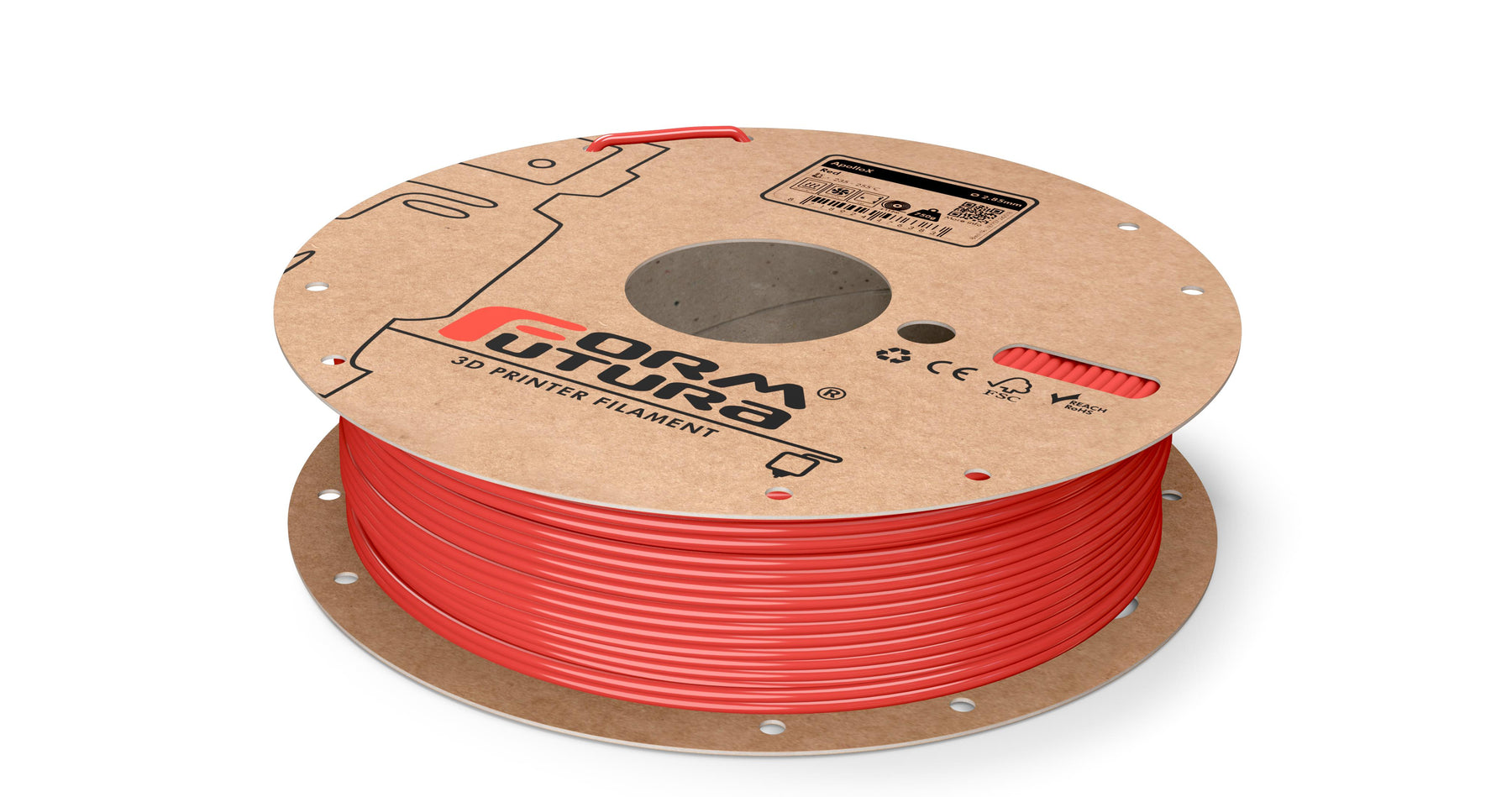 ApolloX™ ASA Filament 2.85mm Red 750g - UV Resistant, Warp-Free Printing - SuperSaverAU - view 1