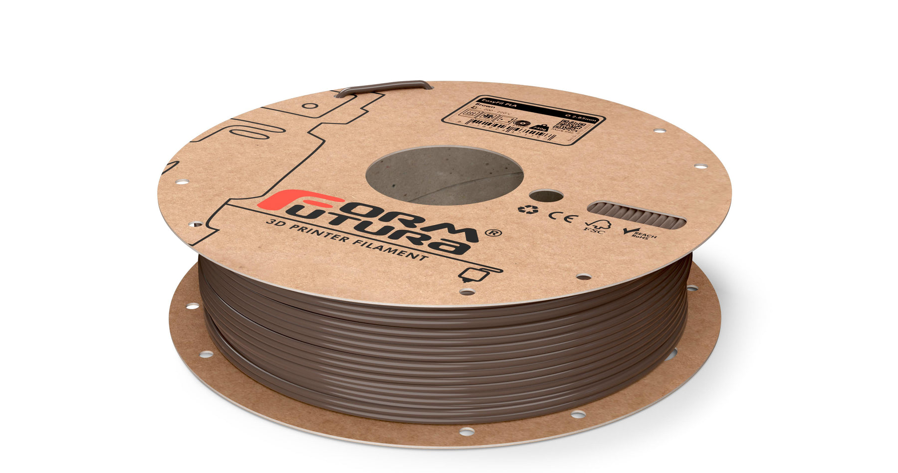 EasyFil™ PLA 2.85mm Brown 750g Biodegradable 3D Printer Filament - SuperSaverAU - view 1