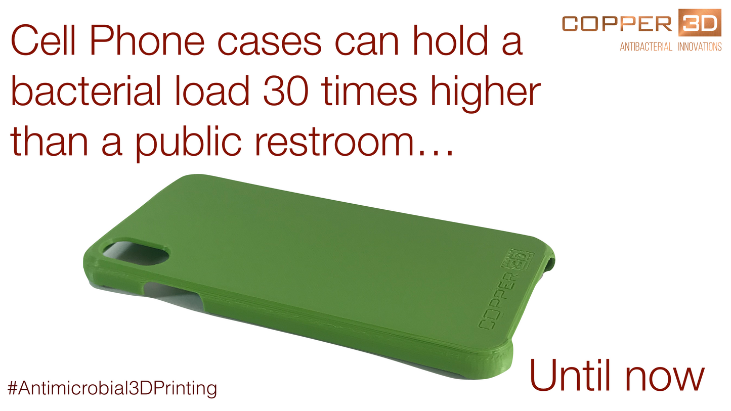 Copper 3D PLActive 2.85mm Antibacterial PLA Filament 50g Apple Green