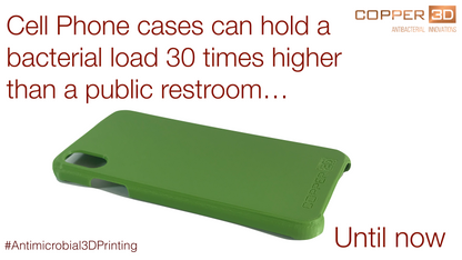 Copper 3D PLActive 2.85mm Antibacterial PLA Filament 50g Apple Green