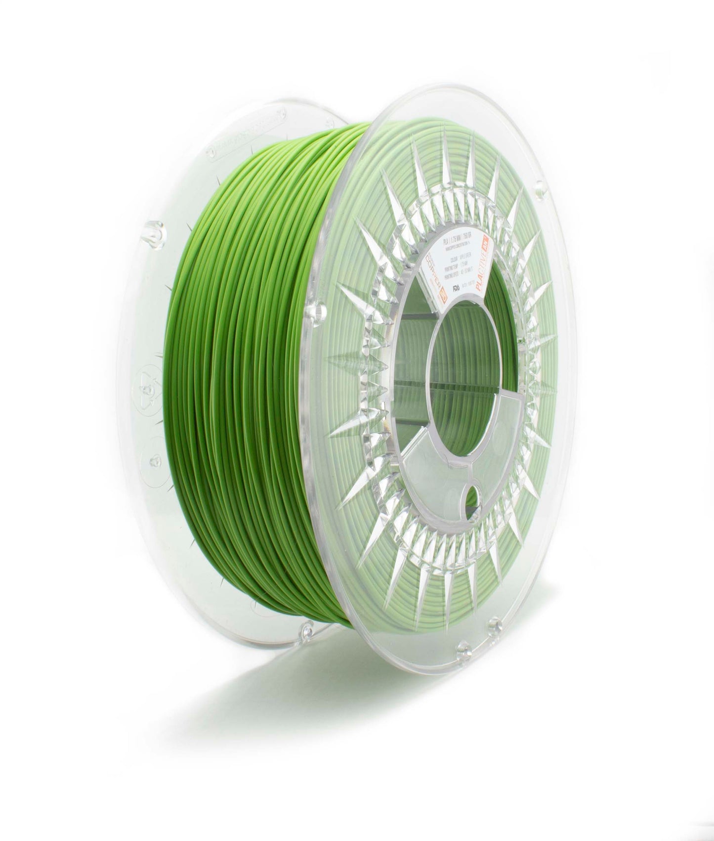 Copper 3D PLActive 2.85mm Antibacterial PLA Filament 50g Apple Green