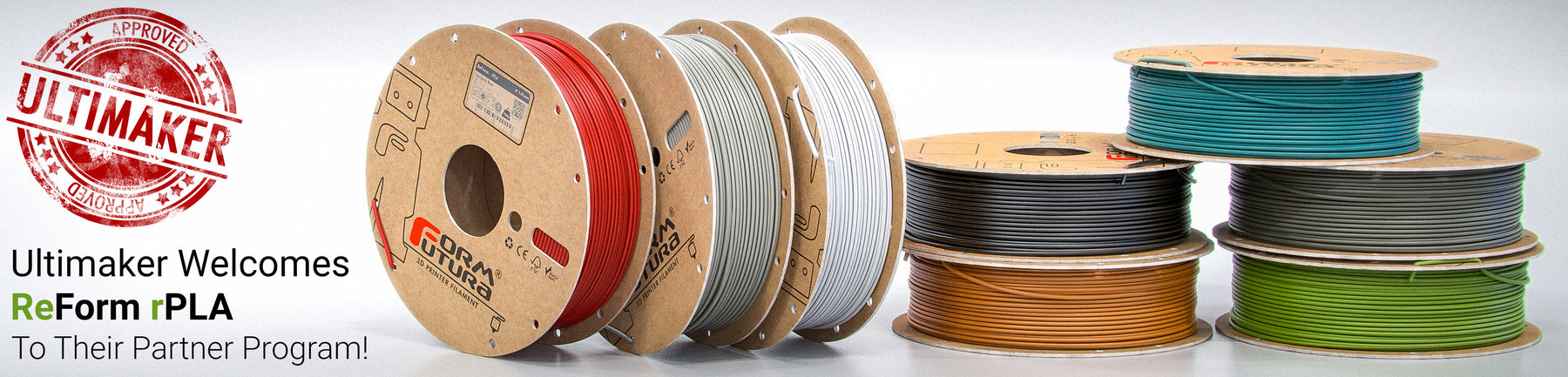ReForm rPLA 2.85mm 1000g White Upcycled PLA Filament - Easy to Print, Biodegradable - SuperSaverAU - view 2