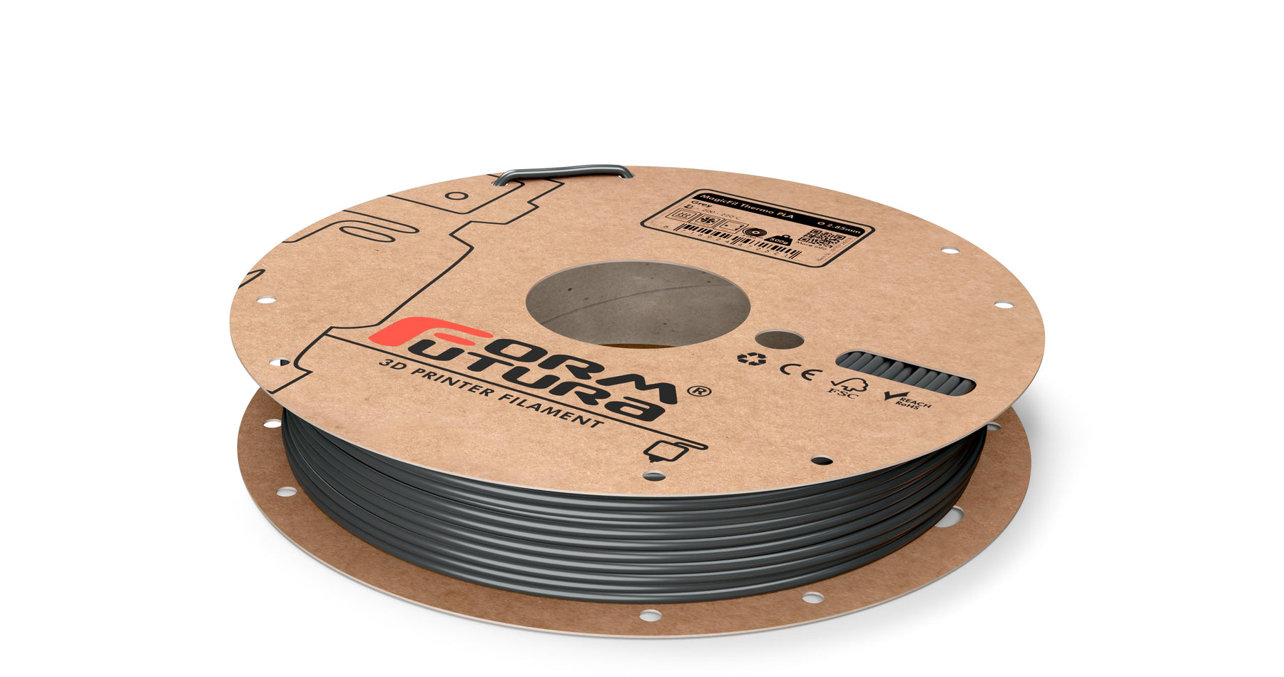 MagicFil Thermo PLA 2.85mm Grey 500g Colour Changing 3D Printer Filament - SuperSaverAU - view 1