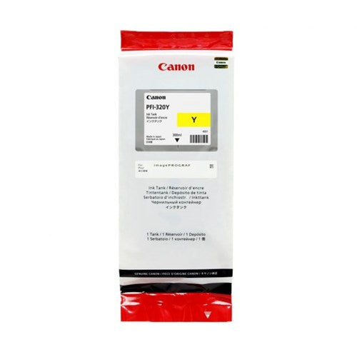 Canon Yellow Ink PFI-320Y for TM Range 300ml Cartridge - SuperSaverAU - view 1