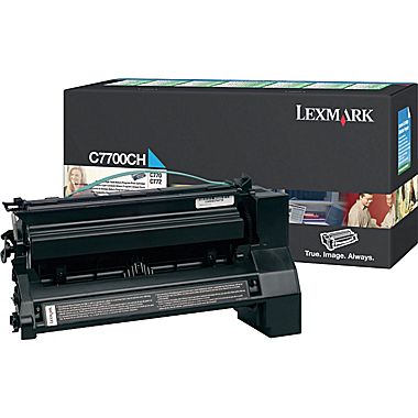LEXMARK Cyan Toner Return Program, Yield 10000 Pages for C772